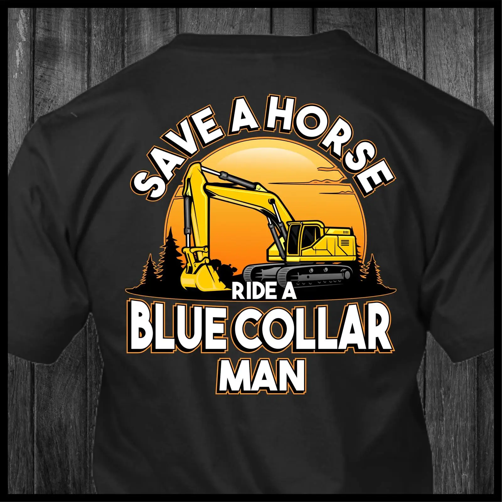 Heavy Equipment Washing - Koszulka Save a Horse Ride dla